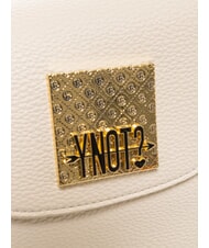 YNOT RACHEL Borsa a spalla con flap e tracolla cream - Borse Donna - 4