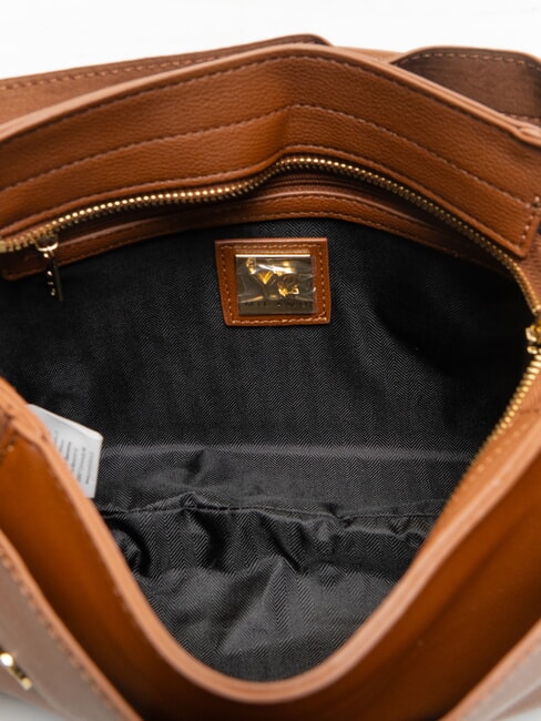 LOVERS Borsa a tracolla con flap tan - Borse Donna