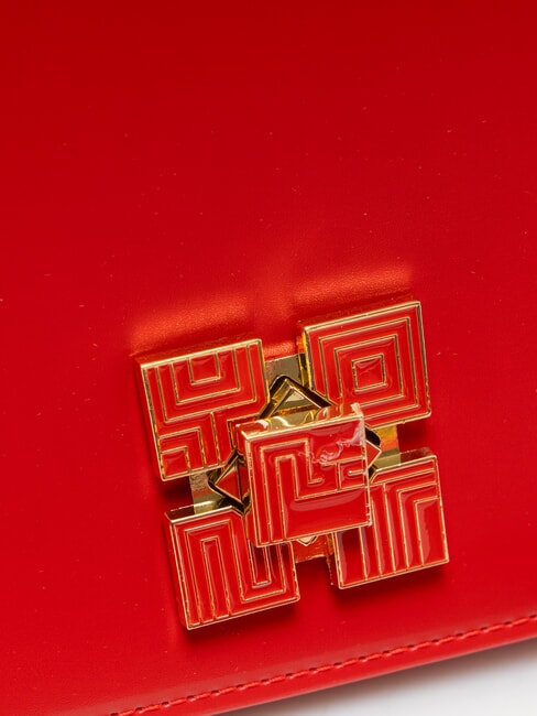 LUCY Borsa a tracolla con flap ROSSO - Borse Donna