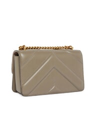 PINKO LOVE ONE MINI Borsa in pelle a tracolla noce-antique gold - Borse Donna - 2