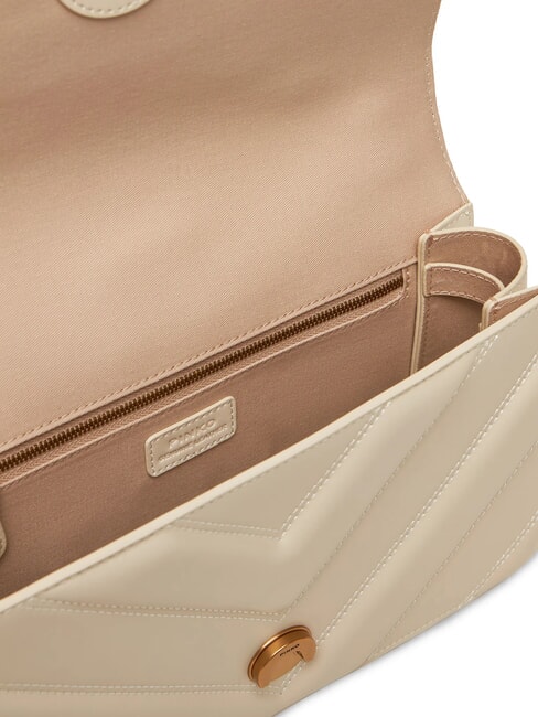 LOVE ONE CLASSIC Borsa in pelle a tracolla bianco seta-antique gold - Borse Donna