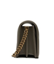 PINKO LOVE CLICK Borsa mini in pelle trapuntata noce-antique gold - Borse Donna - 4