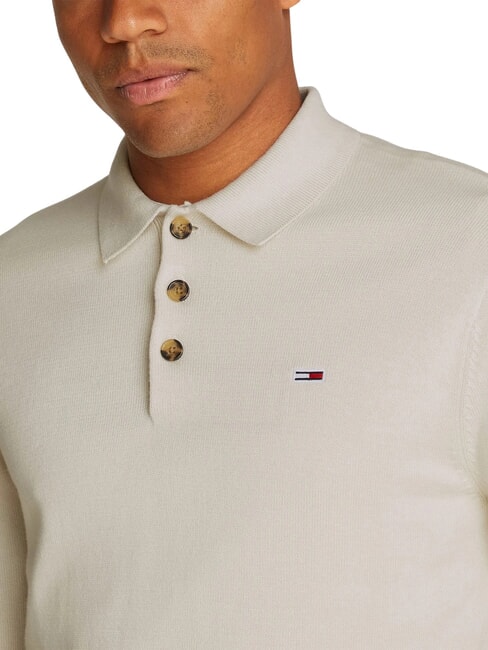 TH JEANS Maglione con colletto e bottoni newsprint - Maglie Uomo