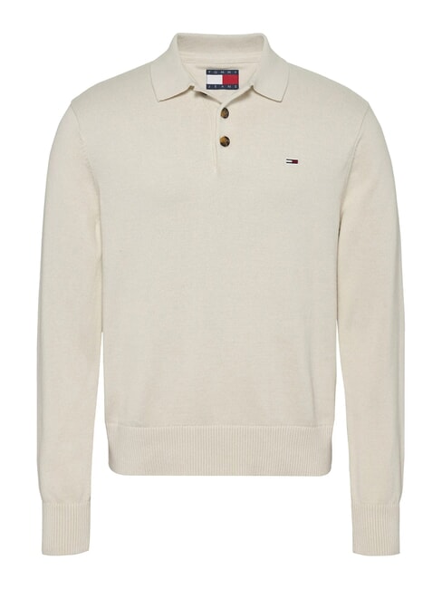 TH JEANS Maglione con colletto e bottoni newsprint - Maglie Uomo