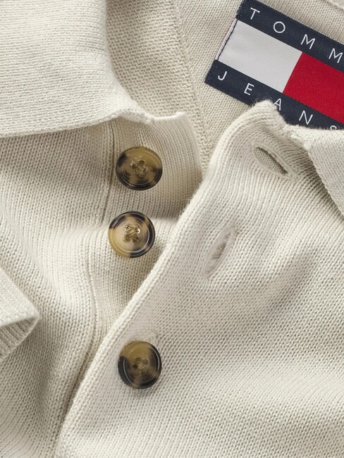 TH JEANS Maglione con colletto e bottoni newsprint - Maglie Uomo