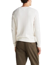 TOMMY HILFIGER TH Maglione a girocollo micro logo ivory petal - Maglie Uomo - 2