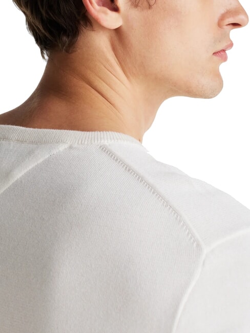 TH Maglione a girocollo micro logo ivory petal - Maglie Uomo