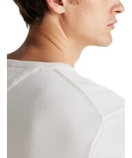 TOMMY HILFIGER TH Maglione a girocollo micro logo ivory petal - Maglie Uomo - 3