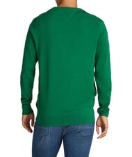 TOMMY HILFIGER TH Maglione a girocollo micro logo nouveau green - Maglie Uomo - 2