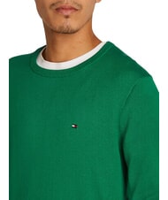 TOMMY HILFIGER TH Maglione a girocollo micro logo nouveau green - Maglie Uomo - 3