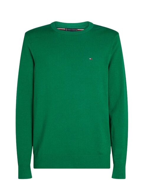 TH Maglione a girocollo micro logo nouveau green - Maglie Uomo
