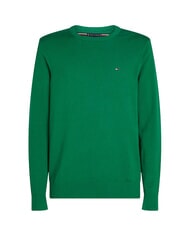 TOMMY HILFIGER TH Maglione a girocollo micro logo nouveau green - Maglie Uomo - 4