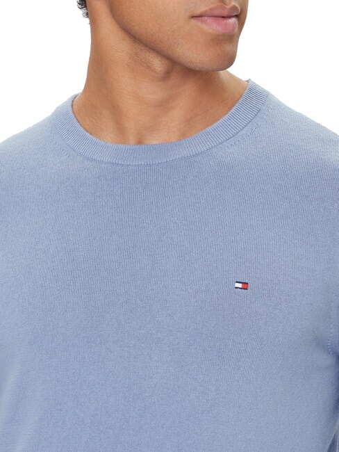 TH Maglione a girocollo micro logo vessel blue heather - Maglie Uomo