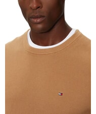 TOMMY HILFIGER TH Maglione girocollo a nido d'ape safari canvas - Maglie Uomo - 3