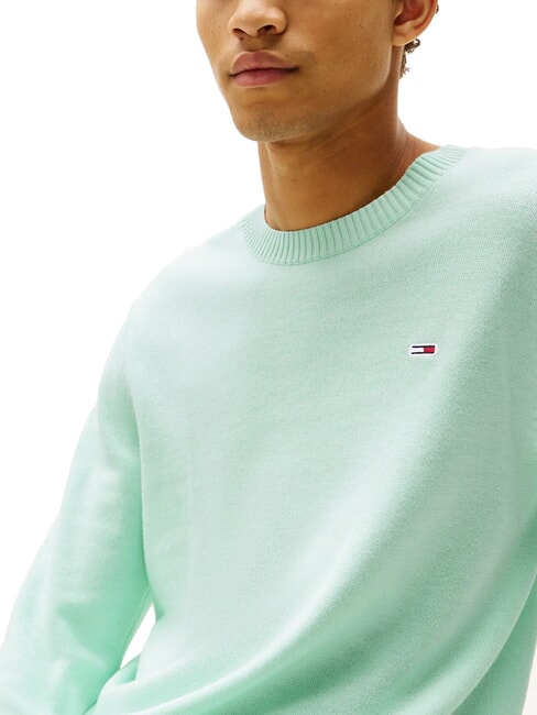TH JEANS Maglione a girocollo in cotone spring mint - Maglie Uomo