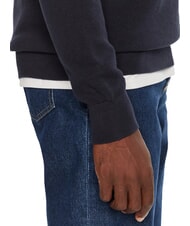 TOMMY HILFIGER TH Maglione girocollo a nido d'ape desert sky - Maglie Uomo - 4