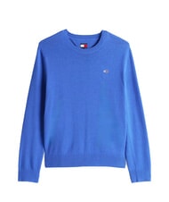 TOMMY HILFIGER TH JEANS Maglione a girocollo in cotone tempo blue - Maglie Uomo - 4