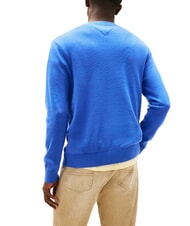 TOMMY HILFIGER TH JEANS Maglione a girocollo in cotone tempo blue - Maglie Uomo - 2