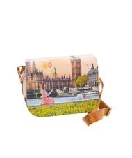 YNOT YESBAG Borsa a tracolla con flap yellow flower - Borse Donna - 2