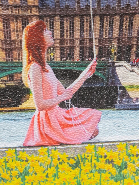 YESBAG Borsa a tracolla con flap yellow flower - Borse Donna