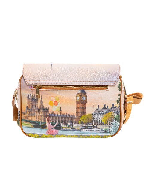 YESBAG Borsa a tracolla con flap yellow flower - Borse Donna