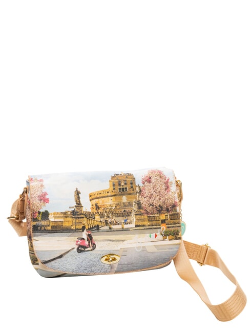 YESBAG Borsa a tracolla grande con flap ROMAN HOLIDAY - Borse Donna