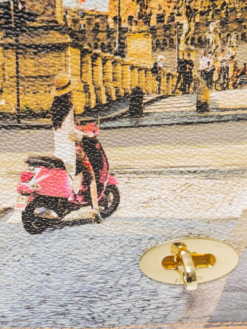 YESBAG Borsa a tracolla grande con flap ROMAN HOLIDAY - Borse Donna