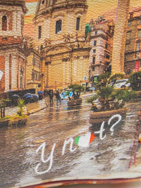 YESBAG Zaino con tasca rome raining - Borse Donna