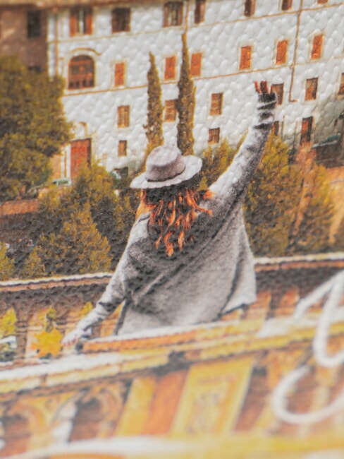 YESBAG Borsa hobo a tracolla rome landscape - Borse Donna