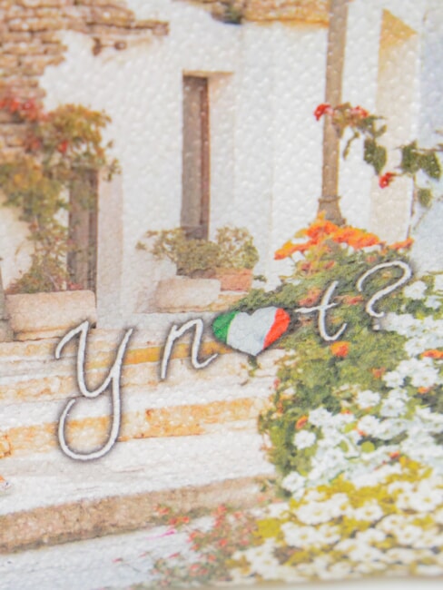 YESBAG Pochette media con polsierina puglia summer - Borse Donna