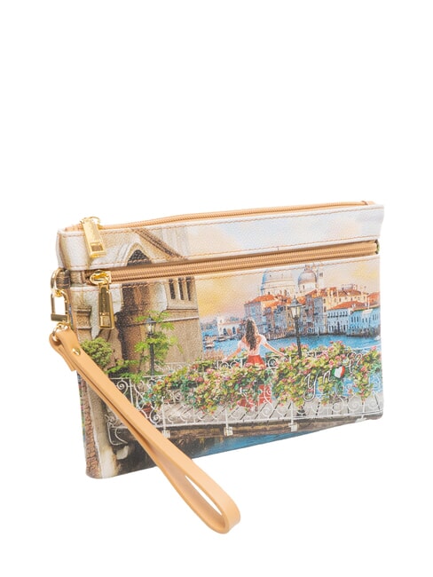 YESBAG Pochette media con polsierina flowery canal - Borse Donna