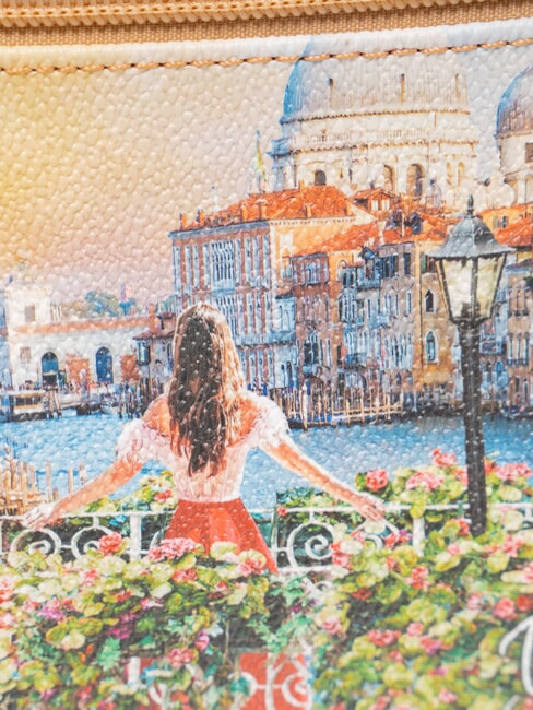 YESBAG Pochette media con polsierina flowery canal - Borse Donna