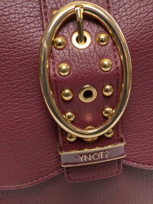 ROCKER Borsa shopping fibbia e borchiette wine - Borse Donna