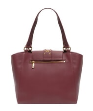 YNOT ROCKER Borsa shopping fibbia e borchiette wine - Borse Donna - 3