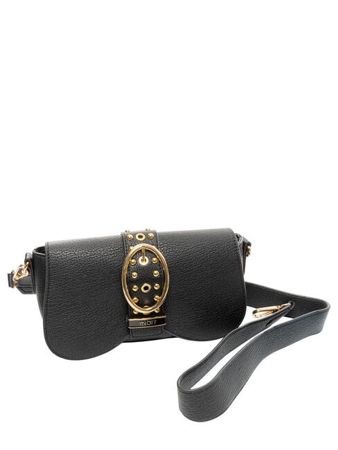ROCKER Borsa a spalla con fibbia e borchie NERO - Borse Donna