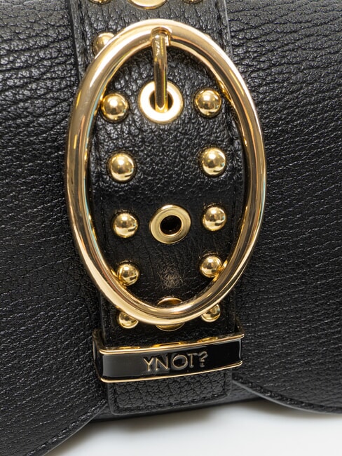 ROCKER Borsa a spalla con fibbia e borchie NERO - Borse Donna