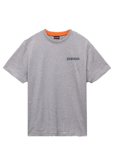 S-SOVANA T-Shirt in cotone medium grey melange - T-shirt Uomo