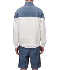 NAPAPIJRI B-SATURNIA Felpa in cotone white whisper - Felpe Uomo - 2