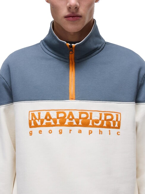 B-SATURNIA Felpa in cotone white whisper - Felpe Uomo