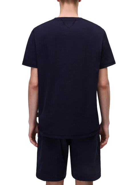 S-LARI T-Shirt in cotone blu marine - T-shirt Uomo