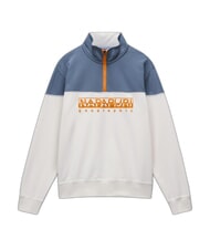 NAPAPIJRI B-SATURNIA Felpa in cotone white whisper - Felpe Uomo - 4