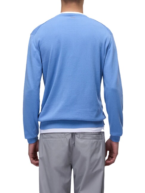 DECATUR Maglione in cotone ultramarine - Maglie Uomo