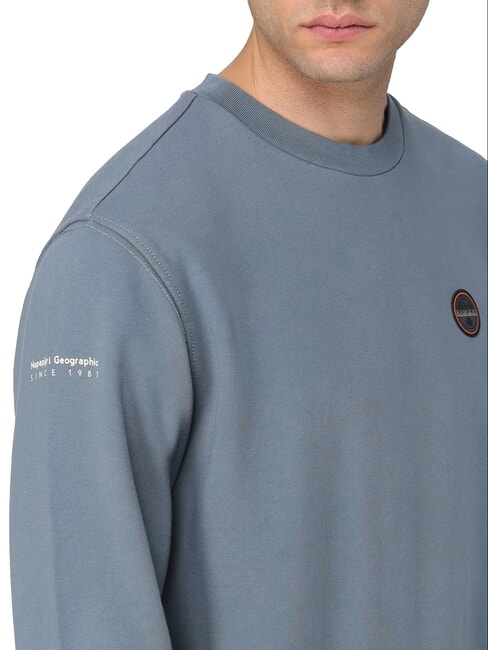 B-BADGE Felpa in cotone stormy weat - Felpe Uomo