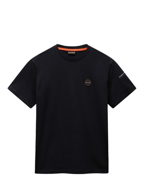 S-BADGE T-Shirt in cotone black 041 - T-shirt Uomo