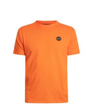 NAPAPIJRI S-BADGE T-Shirt in cotone orange red - T-shirt Uomo - 3