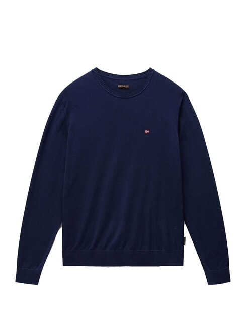 DECATUR Maglione in cotone blu marine - Maglie Uomo