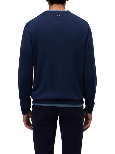 DECATUR Maglione in cotone blu marine - Maglie Uomo