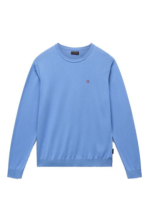 DECATUR Maglione in cotone ultramarine - Maglie Uomo