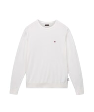 NAPAPIJRI DECATUR Maglione in cotone white whisper - Maglie Uomo - 3