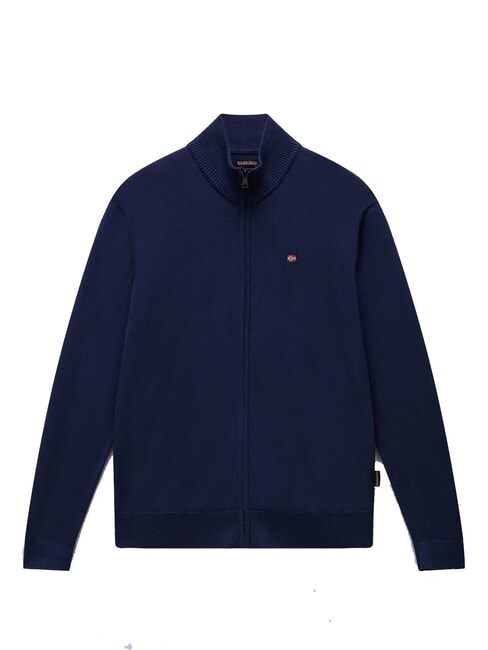 DECATUR Maglia full zip blu marine - Maglie Uomo